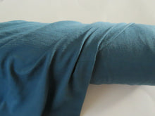 Load image into Gallery viewer, 1.3m Peacock Teal 87% merino 13% core spun nylon jersey knit 150g 165cm wide- precut
