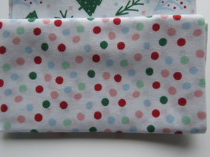 Ho! Ho! Ho! Christmas Fabric Bundle of 5 Fat Quarters. Mixed prints- 100% cotton. 50 x 52cm per piece