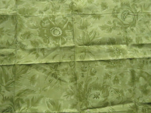 45cm long x 46cm wide Chartreuse green floral print 100% cotton