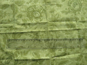 45cm long x 46cm wide Chartreuse green floral print 100% cotton