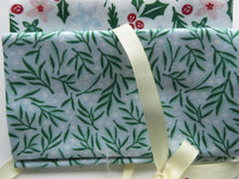 Load image into Gallery viewer, Ho! Ho! Ho! Christmas Fabric Bundle of 5 Fat Quarters. Mixed prints- 100% cotton. 50 x 52cm per piece