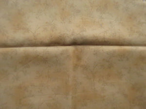 24cm long x 109cm wide Beige with leaf outline print 100% cotton