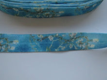 Load image into Gallery viewer, 3.5m Almond Cherry Blossom Fold over Elastic FOE Fold over elastic 15mm wide