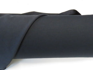 Offcut 44cm L x 74cm W Arkham Black 48% merino 52% polyester 160g sports knit