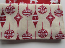 Load image into Gallery viewer, Christmas Joy Bundle of 5 Fat Quarters. Mixed prints- 100% cotton. 50 x 52cm per piece