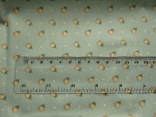 Load image into Gallery viewer, 30cm Acorn flower on pale green 100% USA Cotton 55cm wide