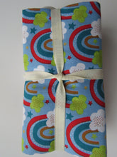Load image into Gallery viewer, Pilot Adventures Fabric Bundle of 5 Fat Quarters. Mixed prints- 100% cotton. 50 x 52cm per piece
