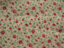 Load image into Gallery viewer, 1.65m mini rose print on cream background 100% cotton 112cm wide.