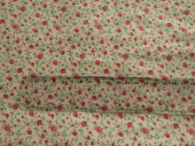 Load image into Gallery viewer, 1.65m mini rose print on cream background 100% cotton 112cm wide.