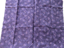 Load image into Gallery viewer, Dark Purple Light Purple floral print 44cm x 86cm quilting patchwork fabric- 100% cotton