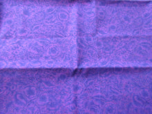 Load image into Gallery viewer, Dark Purple floral print quilting patchwork fabric- 100% cotton 33cm L x 91cm wide