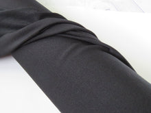 Load image into Gallery viewer, 1.6m Whale black 38% merino 16% elastane 46% polyester 250g- great for leggings