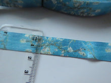 Load image into Gallery viewer, 5m Almond Cherry Blossom Fold over Elastic FOE Fold over elastic 15mm wide