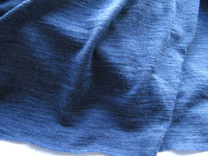 1m Hombre Blue 100% merino jersey knit 165g 150cm