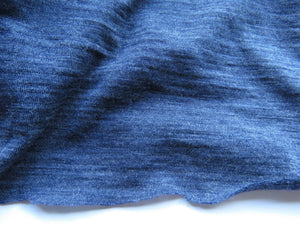 22cm Hombre Blue 100% merino jersey knit 165g 150cm