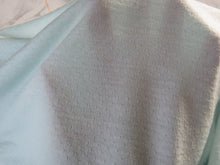 Load image into Gallery viewer, 1.7m Frosty Mint Green 57% merino 34% tencil 15% nylon 150g eyelet  fabric- precut pieces