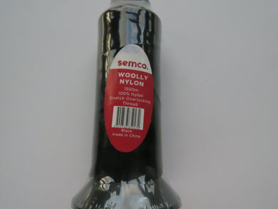 1 Reel Semco Woolly Nylon Stretch Overlocking Thread 1500m 100% nylon