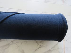 24cm Adell Navy 100% merino jersey knit 165g 150cm
