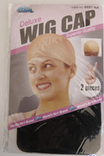 Load image into Gallery viewer, Black Wig Caps- One Packet with 2 Hair Nets