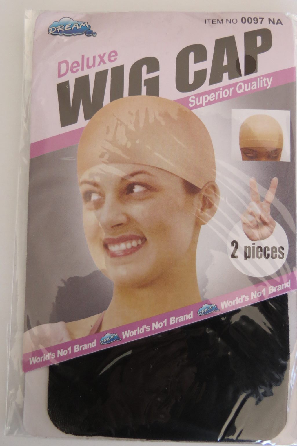 Black Wig Caps- One Packet with 2 Hair Nets