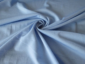 1.2m Optimist Blue Sports Knit 88% merino 12% polyester 160g 140cm-precut  lengths only