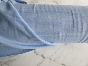 Sale- 30% off precut 3m Optimist Blue Sports Knit 88% merino 12% polyester 160g 140cm