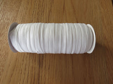 Load image into Gallery viewer, 3.8m White Fold Over Elastic FOE 15mm wide