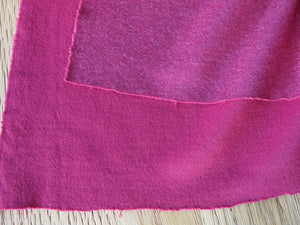 1.15m Paige Pink and Blushed Wine 57% merino 43% nylon 290g Double face- precut lengths only