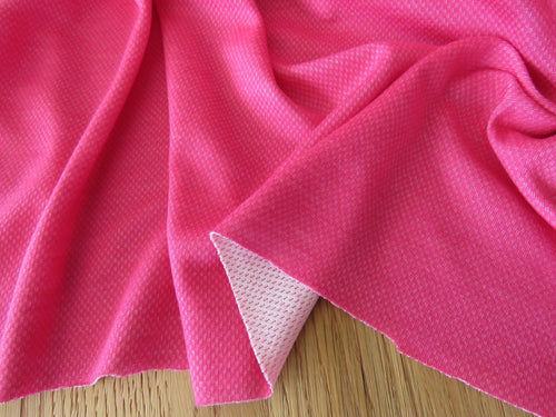 Sale 25% off precut- 1.5m Disco Pink 56% merino 44% polypropylene 225g 140cm