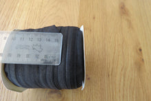 Load image into Gallery viewer, 100 Yard / 91m Roll Black Fold Over Elastic FOE  15mm wide