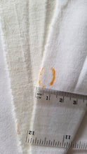 Load image into Gallery viewer, 90cm Cream 57% merino wool and Milky White 43% nylon 290g Double face fabric - small flaw on selvage