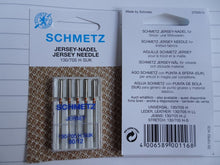 Load image into Gallery viewer, 80/12 Schmetz Jersey Needles Use for Merino Fabrics 130/705