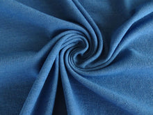 Load image into Gallery viewer, 1.5m Barbados Blue 56% Merino 39% Nylon 5% Spandex 200g-precut and has line flaw so please read details- 33% off