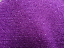 Load image into Gallery viewer, 12cm Vivid Purple Eyelet 51% Merino 34% tencel 15% nylon 150g Knit Fabric 165cm