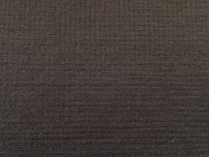 92cm Saddle Black  75% Merino 25% Polyester 230g  Waffle Knit- precut