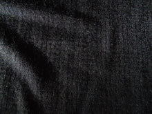 Load image into Gallery viewer, 2m Saddle Black  75% Merino 25% Polyester 230g  Waffle Knit- precut 2m piece