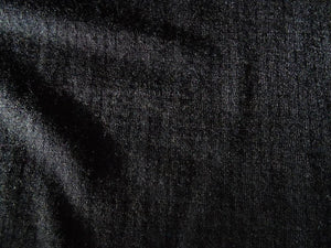 2m Saddle Black  75% Merino 25% Polyester 230g  Waffle Knit- precut 2m piece
