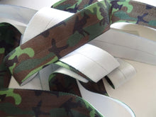 Load image into Gallery viewer, 1m Camouflage Wider 25mm FOE FoldOver Fold over Elastic