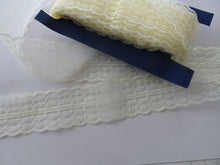 Load image into Gallery viewer, 10m Cream 45mm wide Lace Trim