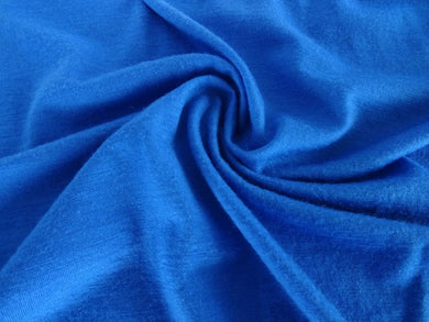 1m Beaming Blue 100% Merino Jersey Knit 150g 137cm wide