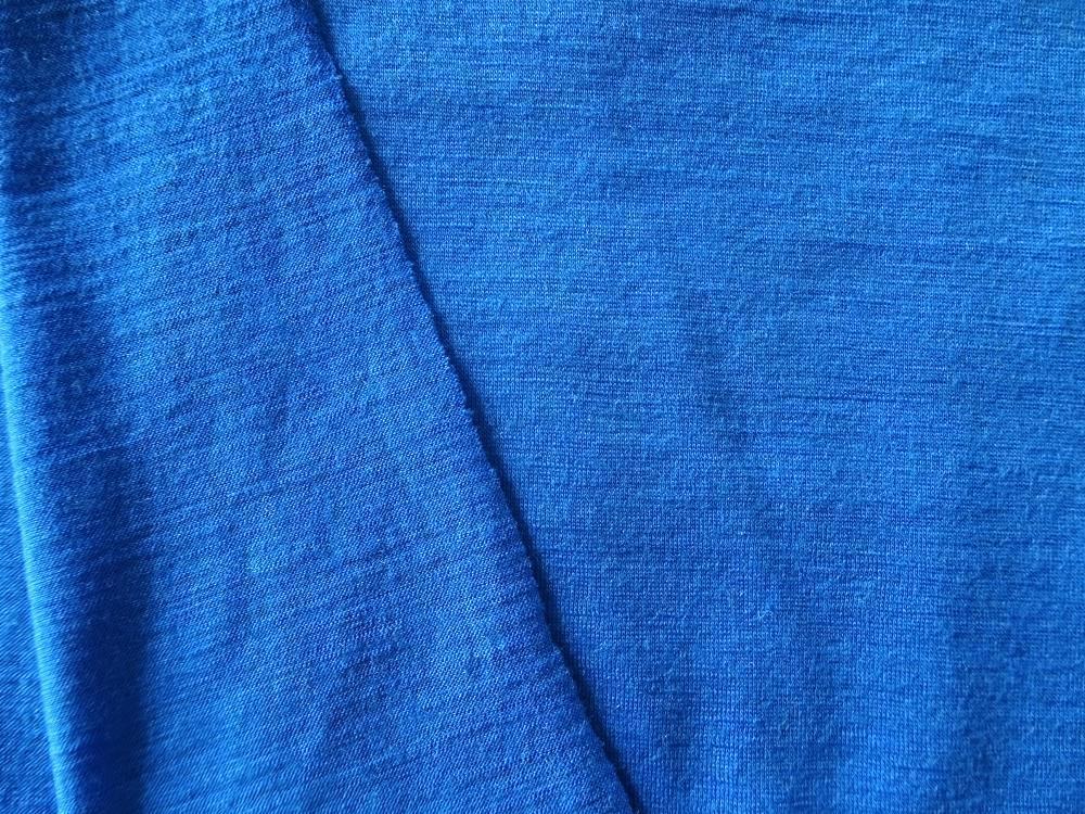 1m Beaming Blue 100% Merino Jersey Knit 150g