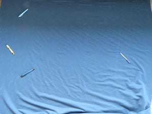 Save 50% 3m Brayford Blue 38% merino 54% polyester 8% elastane brushed sweatshirt- has dye flaw