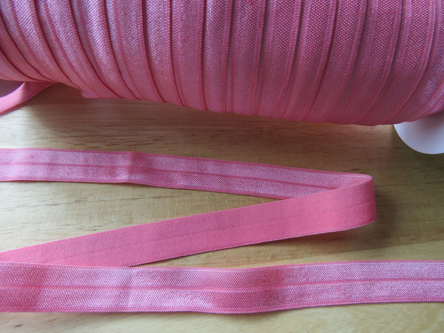 2.6m 15mm fold over elastic- Watermelon foldover FOE