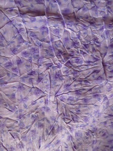 102 x 145cm Purple Crinkle Chiffon Fabric