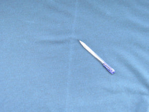 Save 50% 3m Brayford Blue 38% merino 54% polyester 8% elastane brushed sweatshirt- has dye flaw