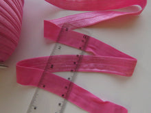 Load image into Gallery viewer, 10m Mid Pink 20mm Fold over elastic FOE elastic