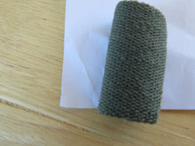 Load image into Gallery viewer, 1m Woodland Olive 230g 100% merino looped back sweatshirt fabric Xtra wide 195cm