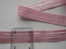 Load image into Gallery viewer, 10m Rose Pink 20mm Fold over elastic FOE elastic