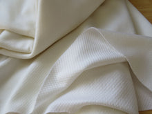 Load image into Gallery viewer, 1m Snowdonia Cream 56% merino 44% polypropylene 225g fabric-precut 1m