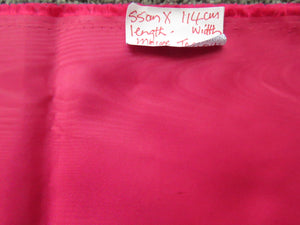 55cm Crimson pink Moire Taffeta 114cm